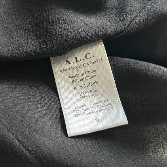 A.L.C. Floral Print Bell Pencil Skirt in Black ASO Spencer Hastings - Picture 8 of 8